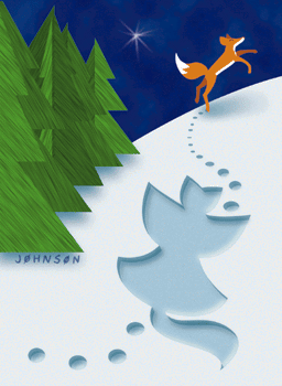 Snow Angel Holiday Card